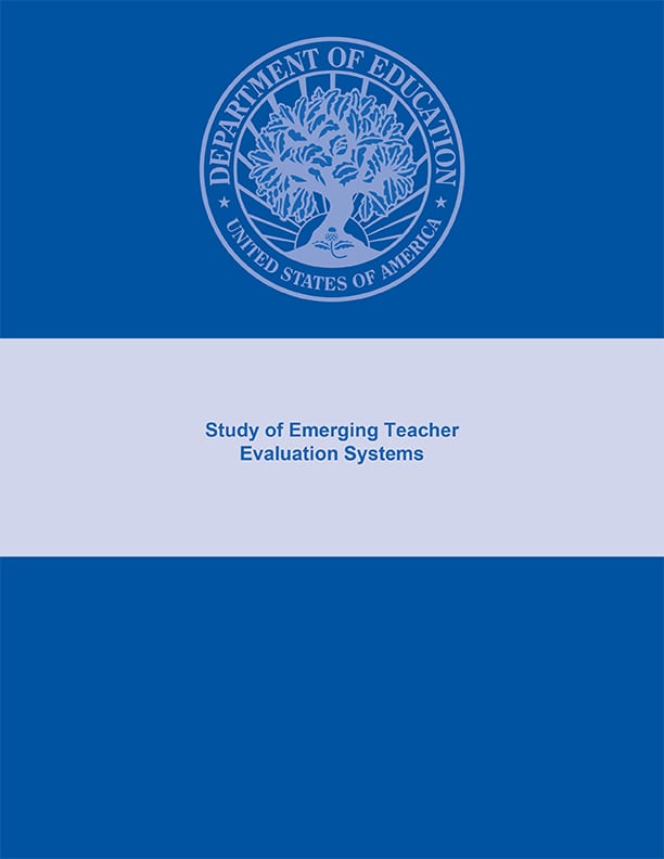 Study of Emerging Teacher Evaluation Systems